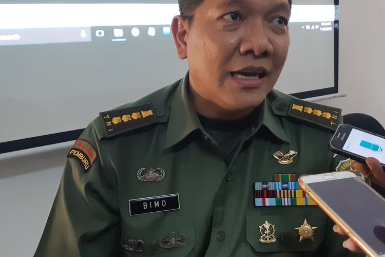  Asisten Logistik Kasdam Jaya Kolonel Bimo S di Makodam Jaya, Jakarta Timur, Jumat (22/11/2019)
