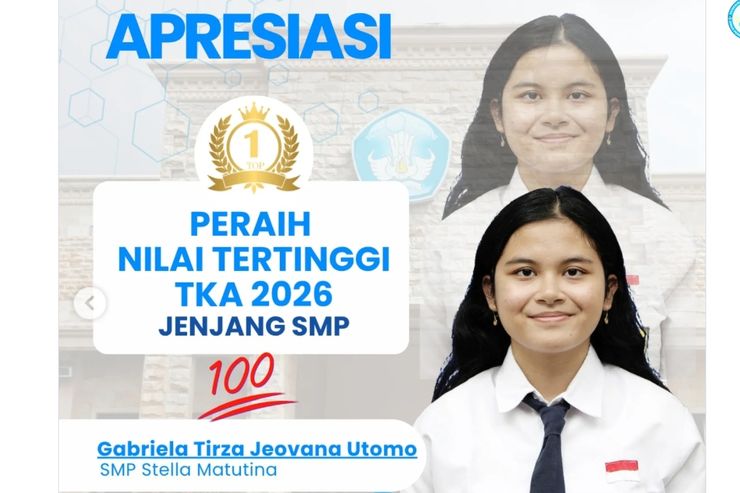 3 Siswa SD-SMP Asal Salatiga Raih Nilai Sempurna 100 di TKA 2026