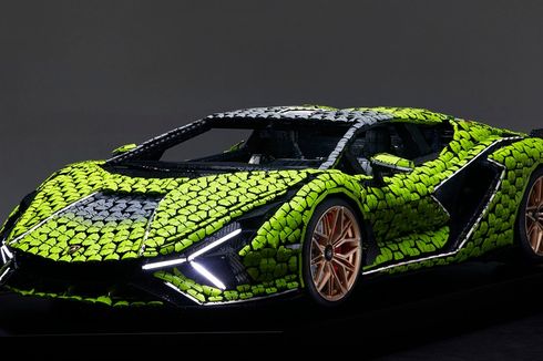 Lamborghini Sian ini Terbuat dari 400.000 Blok Lego