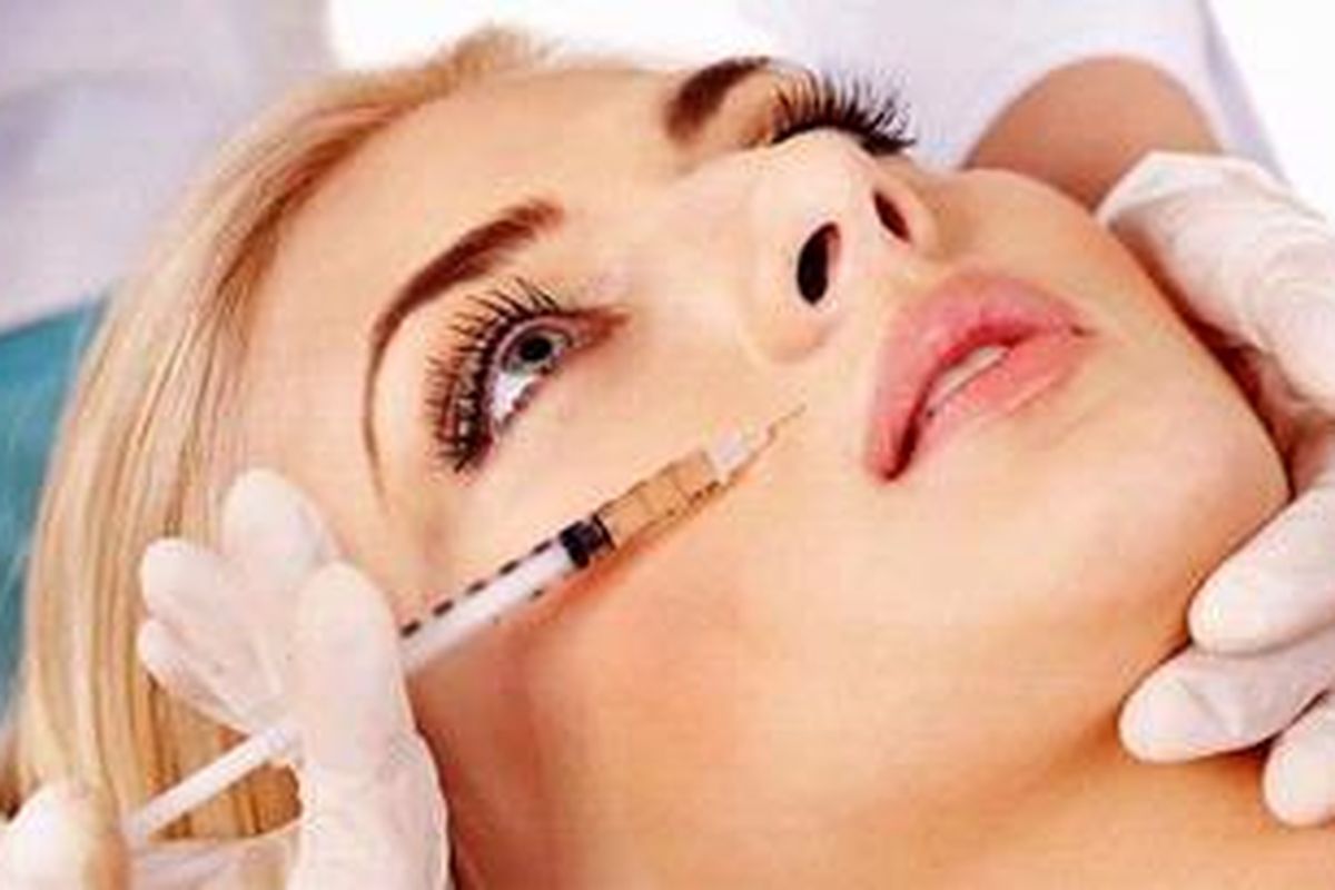 Ilustrasi suntik botox