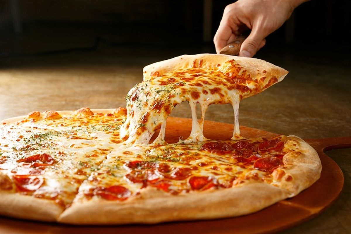 Ilustrasi pizza.