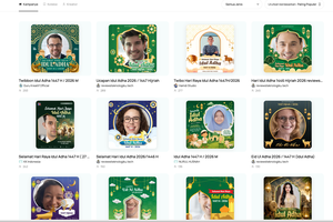 100 Link Twibbon Idul Adha 2026, Desain Keren untuk Foto Profil WA dan Stories IG 