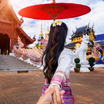 Ilustrasi Thailand. Per 1 Mei 2025, pelancong wajib isi Thailand Digital Arrival Card.