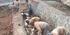 Kementan Rehabilitasi Talang Air Saluran Irigasi yang Putus di Lombok Barat