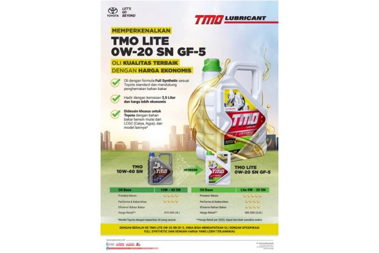 TMO LITE 0W-20 SN GF-5. 