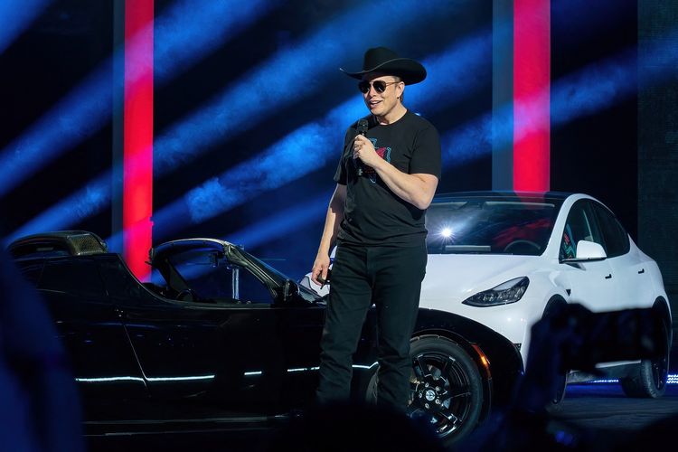 CEO Tesla Motors, Elon Musk. Gambar diambil di Austin, Texas, Amerika Serikat, pada 7 April 2022.