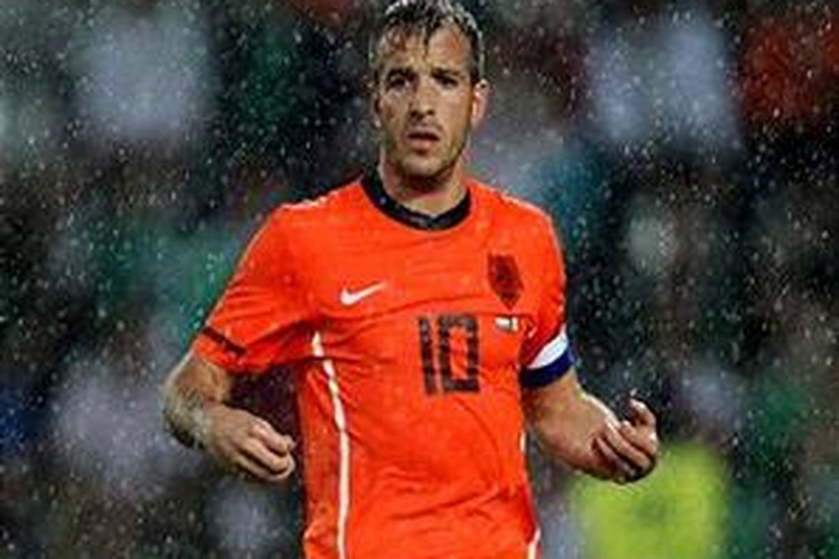 Gelandang Belanda dan Real Madrid, Rafael van der Vaart.