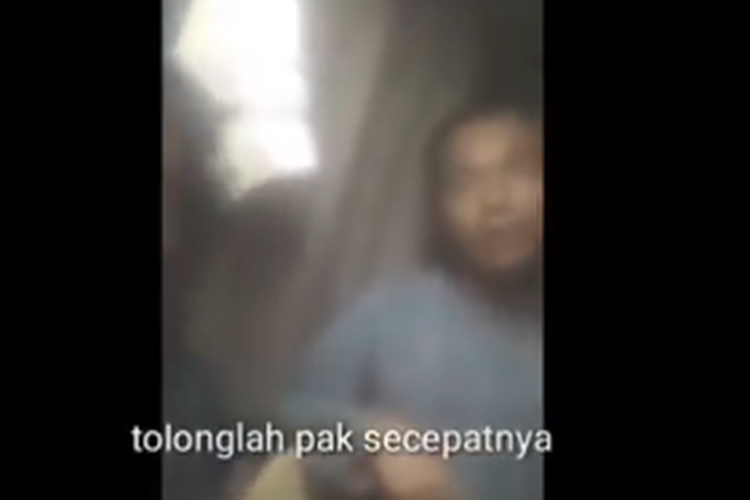 Tangkapan layar unggahan video viral TKI yang mengaku disiksa