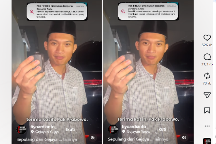 Mantan Ketua BEM UGM Kembali Temukan Alat Pelacak di Mobil