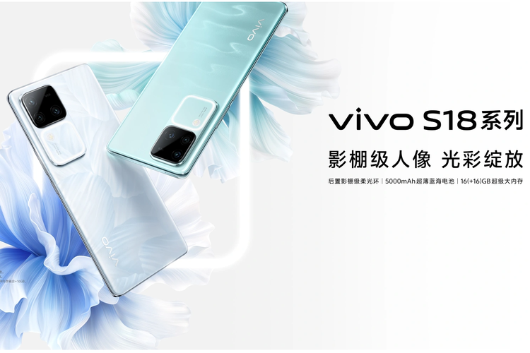 Vivo S18 series meluncur di China, terdiri dari model Vivo S18, Vivo S18 Pro, dan Vivo S18e.