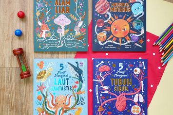 Ensiklopedia Juga Bisa Dibaca Nyaring! Serunya Belajar Bersama Buku 5 Menit Mengenal Tubuh Sibuk