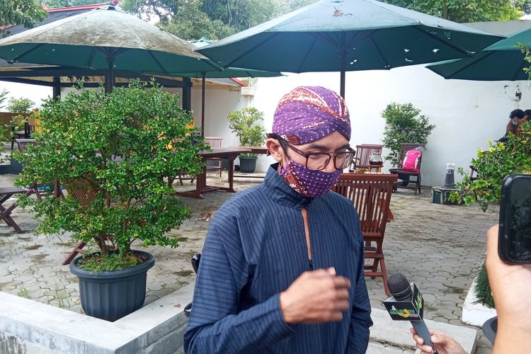 KPH Notonegoro saat ditemui awak media di Keraton Yogyakarta, Kamis (4/3/2021)