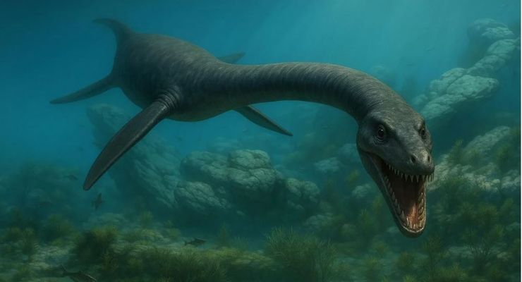 Fosil Monster Laut Zaman Jurassic Ungkap Evolusi Plesiosaurus