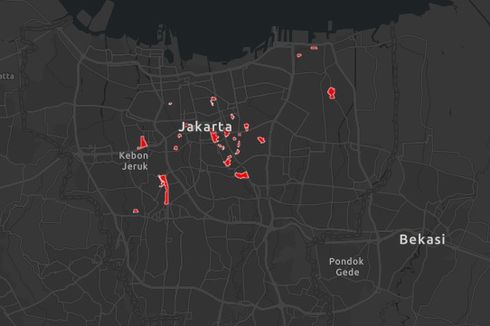 30 RW Zona Merah Tersebar di 28 Kelurahan, Terbanyak di Jakarta Pusat
