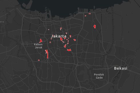 Bertambah, 33 RW di Jakarta Kini Masuk Zona Merah Penularan Covid-19