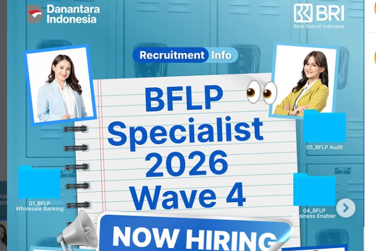 Lowongan Kerja Bank BRI Oktober 2026, Cek Syarat dan Jadwalnya