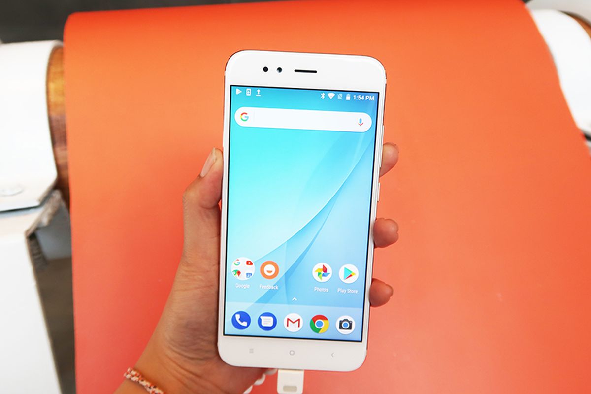 Xiaomi Mi A1 resmi diperkenalkan di New Delhi, India, Selasa (5/8/2017).