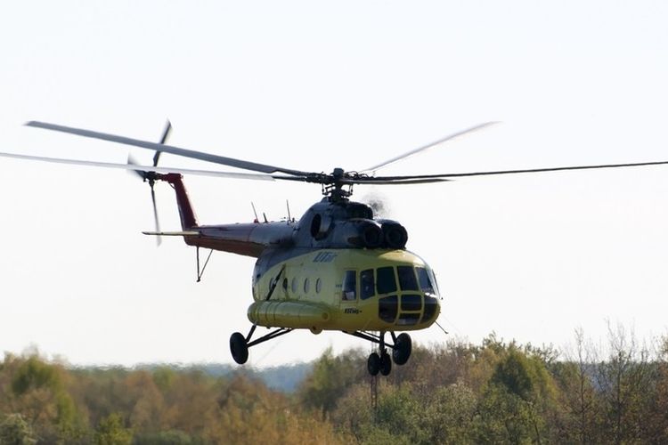 Ilustrasi Helikopter Mi-8.