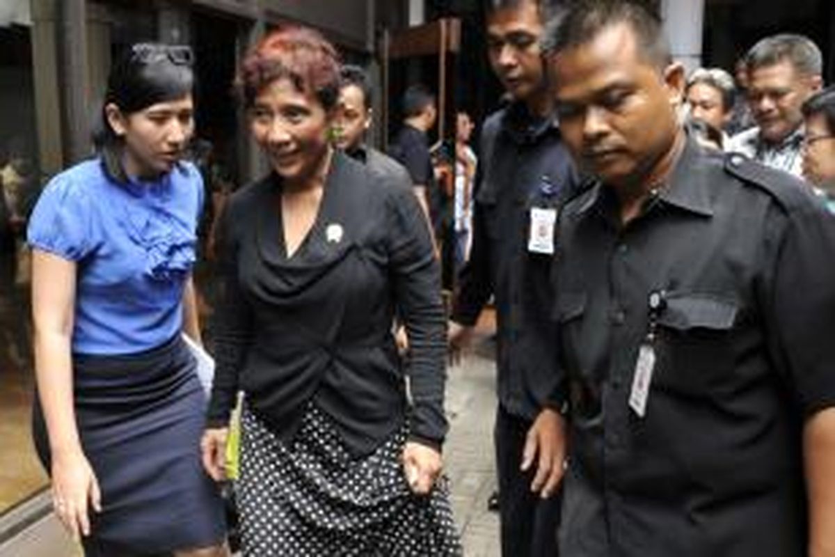 Menteri Kelautan dan Perikanan Susi Pudjiastuti