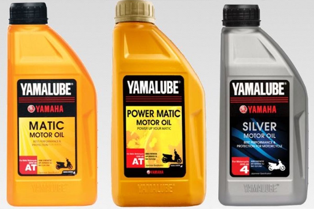 Gambar di atas ini adalah produk pelumas asli Yamalube terkait 