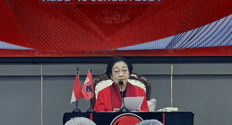 Singgung Netralitas TNI-Polri, Megawati: Emangnya Pelor Mau Ditembakkan ke Rakyat?