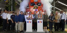 KAI Resmikan Lokomotif Baru di Tanjungkarang, Siap Angkut 3.050 Ton Sekali Jalan
