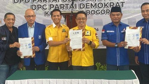 Golkar, PAN dan Demokrat Sepakat Koalisi di Pilkada Kabupaten Bogor