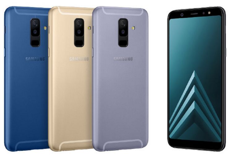 Tampilan Samsung Galaxy A6 dan Galaxy A6 Plus