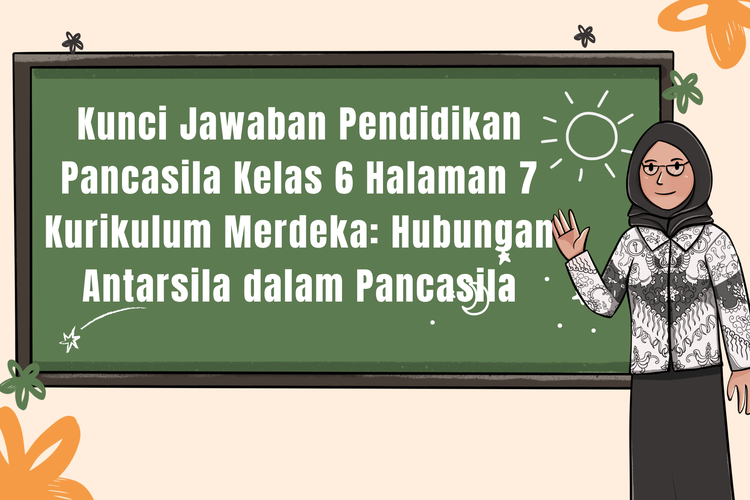 Kunci Jawaban Pendidikan Pancasila Kelas 6 Halaman 7 Kurikulum Merdeka: Hubungan Antarsila dalam Pancasila