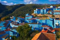 Desa Biru di Spanyol Bakal Punya Taman 