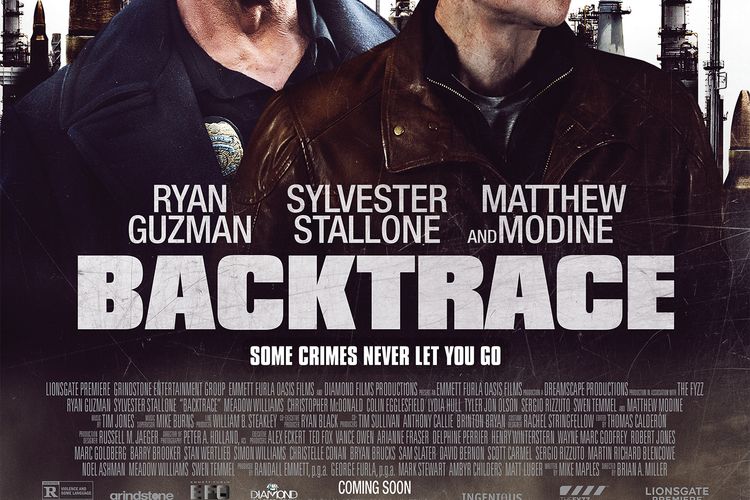 Film Backtrace dibintangi oleh Sylvister Stallone dan Matthew Modine