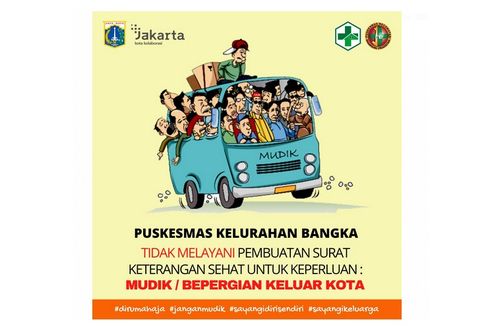 Puskesmas Bangka Tidak Layani Pembuatan Surat Sehat untuk Bepergian ke Luar Jabodetabek