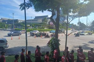 Suasana Terkini Menara Indomaret PIK Jelang Demo Massa Buruh Hari Ini