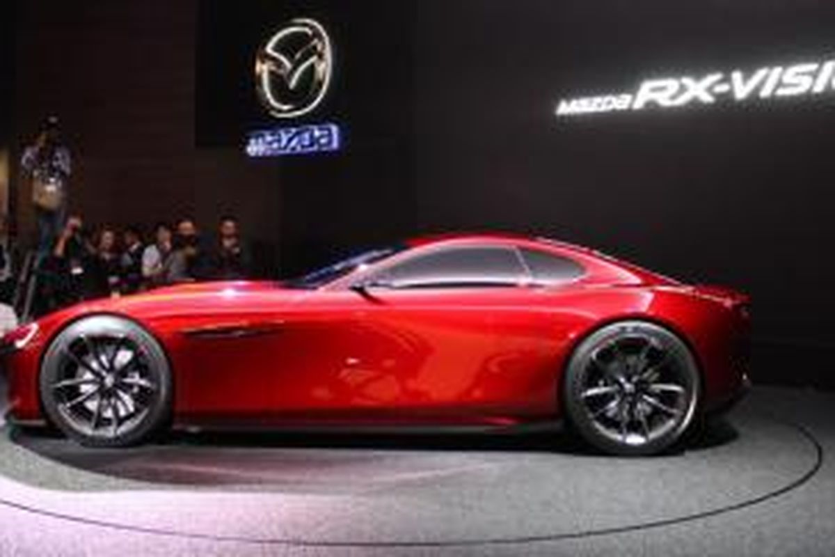 Mazda memperkenalkan konsep RX-Vision di Tokyo Motor Show 2015.