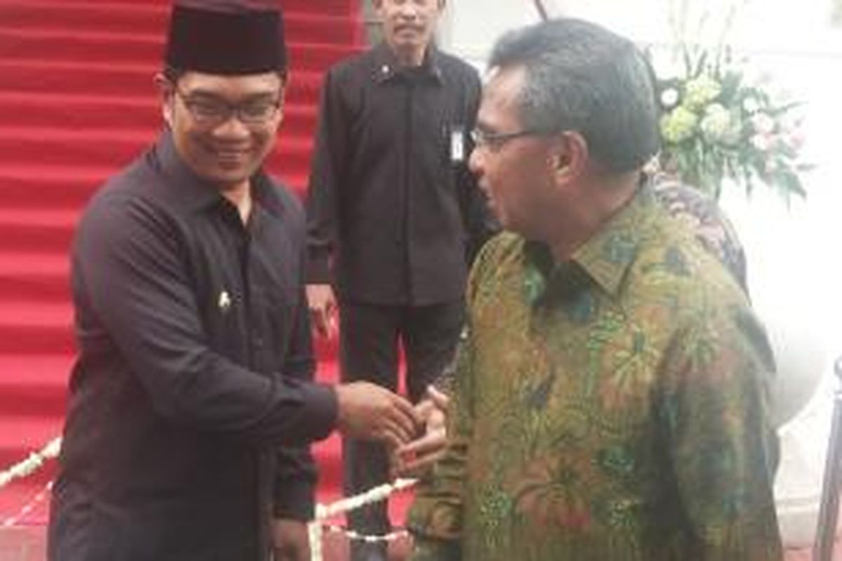 Ridwan Kamil saat meresmikan Museum Bank Indonesia di Bandung, awal 2014 lalu.