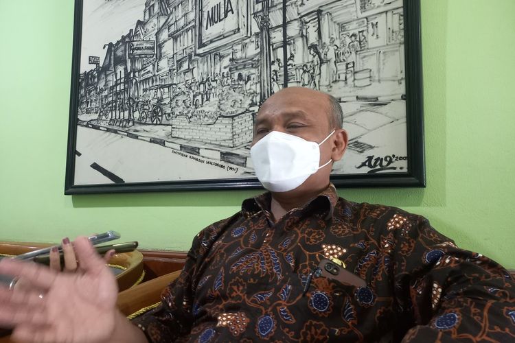 Sumadi ditemui di Balai Kota Yogyakarta,jelaskan terkait jam malam anak-anak, Kamis (23/6/2022)