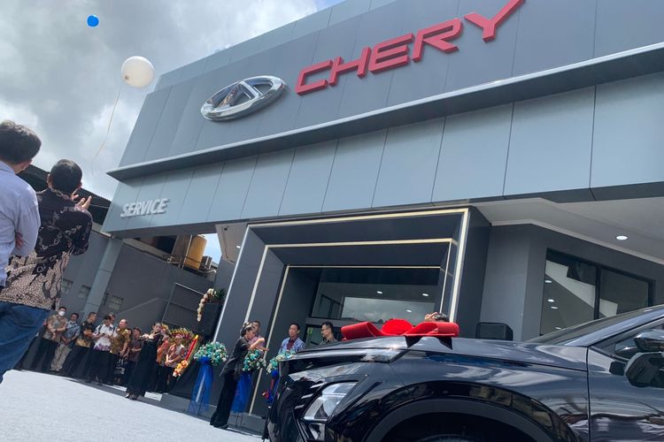 Chery resmikan diler baru di Jakarta Barat (6/3/2024).