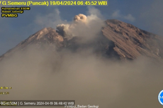 Gunung Semeru Alami Erupsi 2 Kali pada Jumat Pagi, Status Siaga