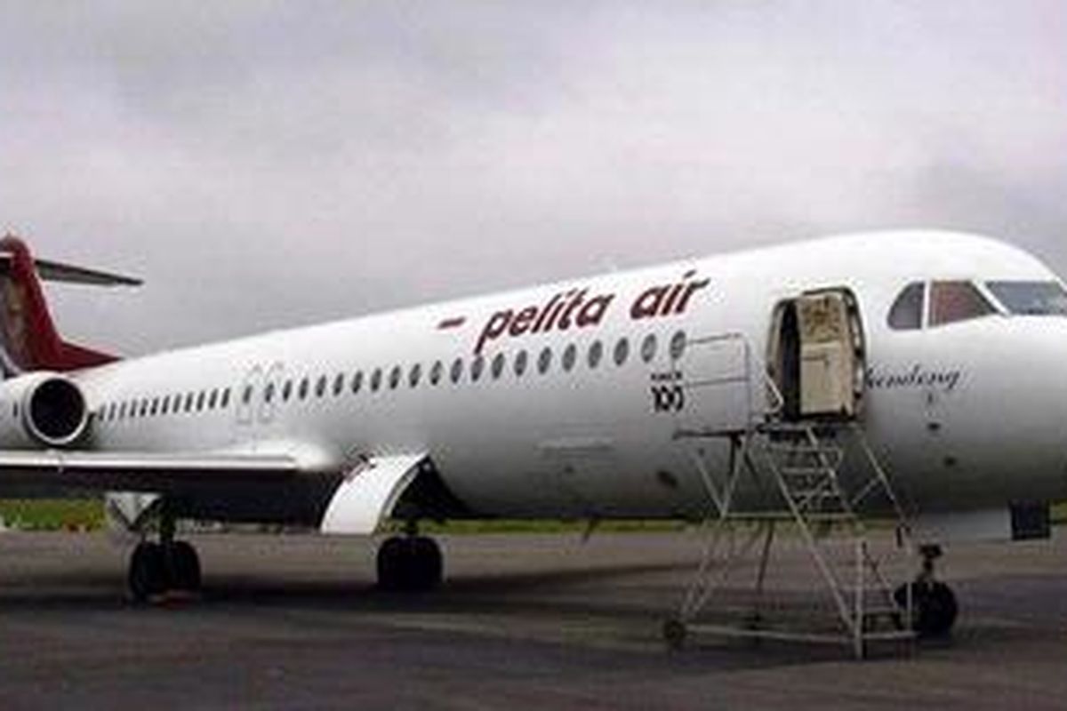 Fokker 100 Pelita Air Service