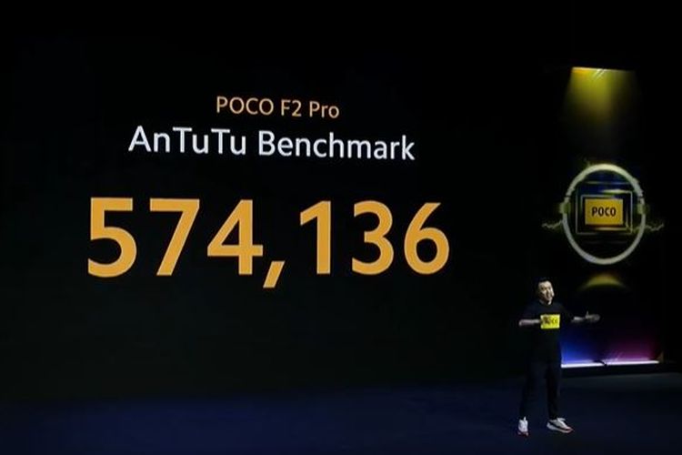Country Director Xiaomi Indonesia, Alvin Tse, menguak skor benchmark AnTuTu Poco F2 Pro.
