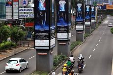 Tiang-tiang Monorel di Jalan Rasuna Said Akan Dibongkar