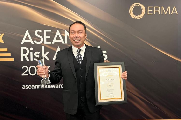 Direktur Utama (Dirut) PT Jasa Raharja (Persero) Rivan A Purwantono mendapat penghargaan Risk Professionals of The Year dalam ajang ASEAN Risk Awards (ARA) 2023.