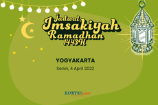 Jadwal Imsak dan Buka Puasa di Kota Yogyakarta, 4 April 2022