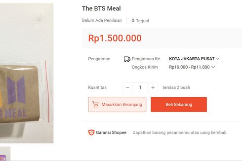 Kemasan Bekas BTS Meal Dijual Dengan Harga Fantastis, Kantong Kertas Dibanderol Rp 1,5 Juta