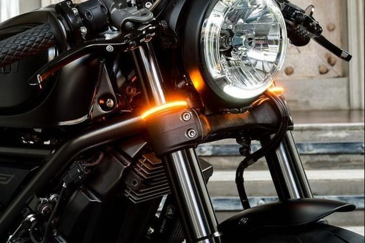 Ilustrasi shock absorber sepeda motor
