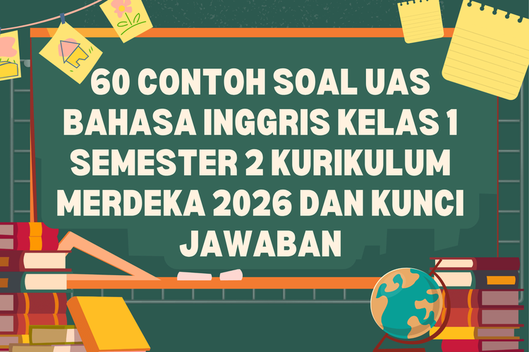 60 Contoh Soal UAS Bahasa Inggris Kelas 1 Semester 2 Kurikulum Merdeka 2026 dan Kunci Jawaban