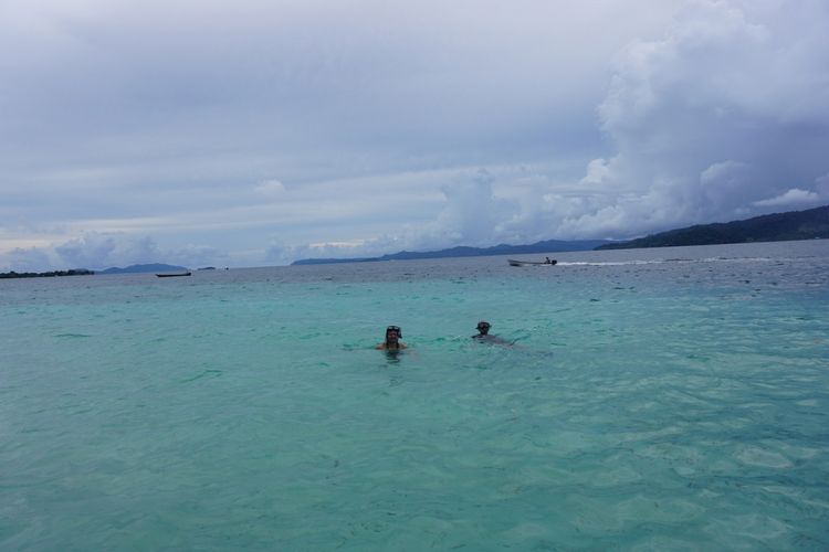 Raja Ampat sangat direkomendasikan untuk yang hobi snorkeling atau free diving.