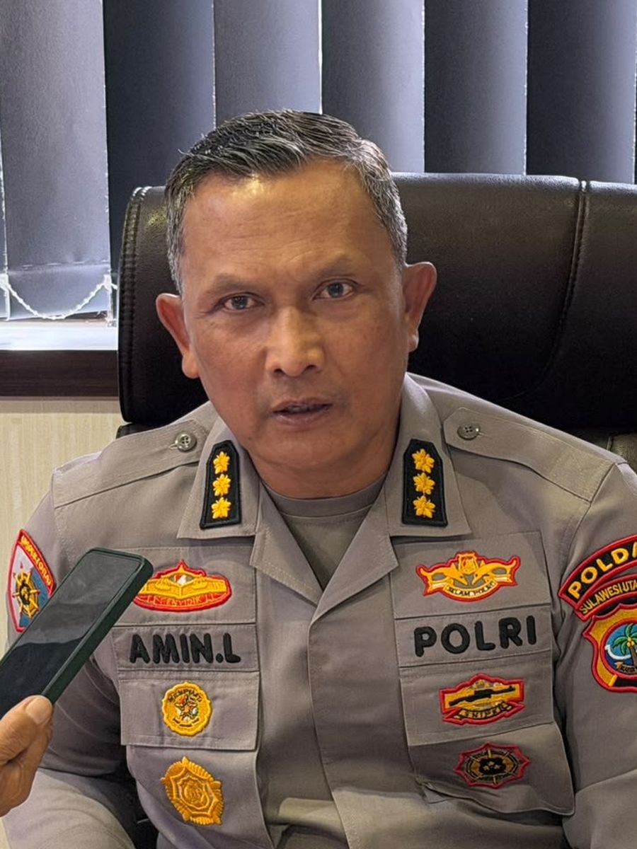 Irwasda Polda Sulut Kombes Pol Amin Litarso, Rabu (7/10/2026).