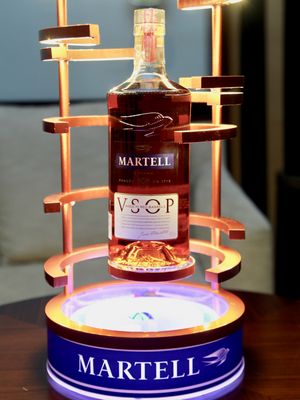 Martell Cognac VSOP Aged in Red Barrels.