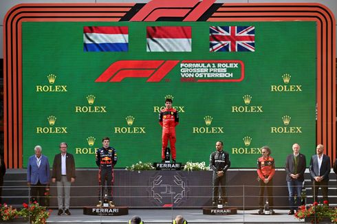 F1 GP Austria: 3 Peraih Podium Kena Denda Rp 152 Juta karena Langgar Prosedur